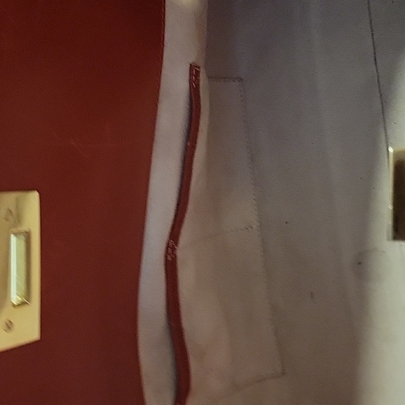 Jimmy Choo Red Suede Handbag - Picture 8 of 11